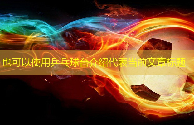 乒乓球台介绍